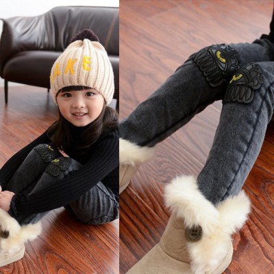 伙拼冬款童牛仔 2014韓版牛仔褲 新款褲子 牛仔褲 韓版加絨褲