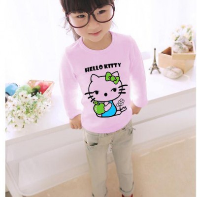 童裝新款韓版童裝秋冬時尚兒童童裝T恤純棉打底衫女童長袖T恤