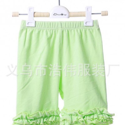 歐美外貿新款女童長上衣短褲套裝 夏季卡通童裝兩件套 直銷