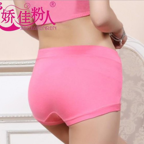 (不包郵)莫代爾內(nèi)褲 中腰內(nèi)褲  錦綸提花 女式三角褲 26