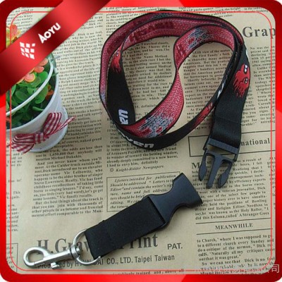 新款**配件 黑色網絡紗材質 提花加工證件掛繩定做 **