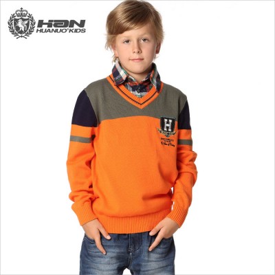 雙十一2013秋裝童裝男童手工編織兒童毛衣純棉少年裝英倫風套頭衫