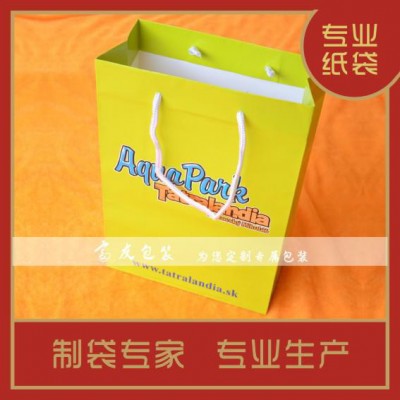 供應德州童裝服裝袋手提定制  印刷二維碼地址