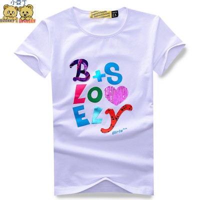 小豆丁青少年**童裝品牌純棉童t恤批發(fā)