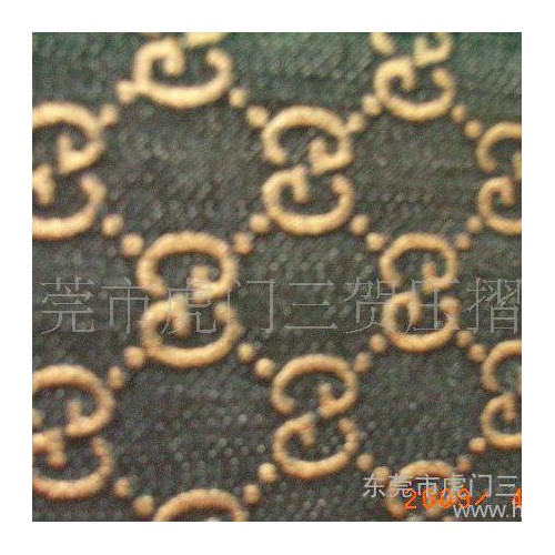 火爆**牛仔壓花加工 皮料面料壓花加工 皮類壓褶加工