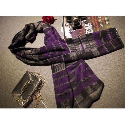 麗娜雄峰秋冬新款圍巾 真絲圍巾 男桑蠶絲格子圍巾 圍巾貨源