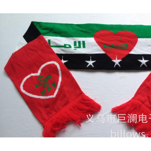 球迷圍巾 廣告圍巾 **隊(duì)徽等針織印刷圍巾