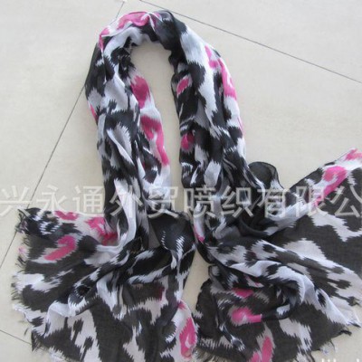 圍巾工廠專業定制時尚印花圍巾 女士圍巾