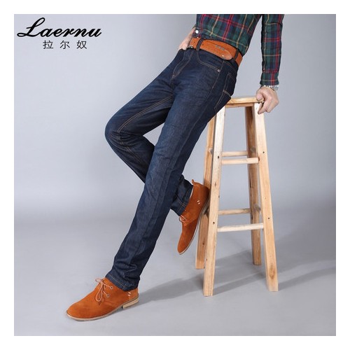 供應拉爾奴洗水牛仔褲全棉直筒休閑牛仔褲