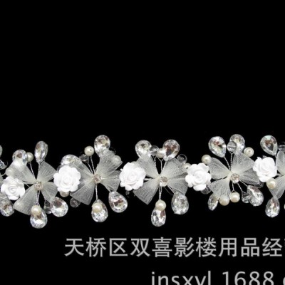 直銷,新娘飾品 純手工制作 水晶頭飾