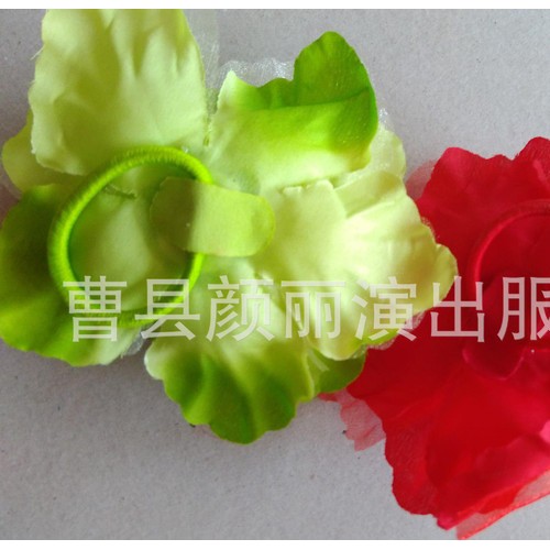 頭飾廣場舞手花幼兒園舞蹈手腕花表演頭花頭飾手指花