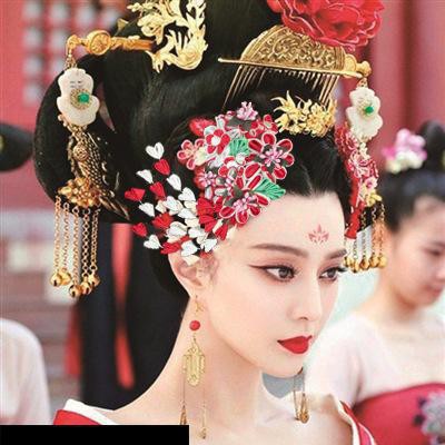 直銷,新娘飾品 純手工制作 頭花 新娘頭飾 武媚娘頭飾