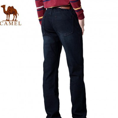 camel**男裝 秋冬熱賣 加絨休閑牛仔褲2F47008