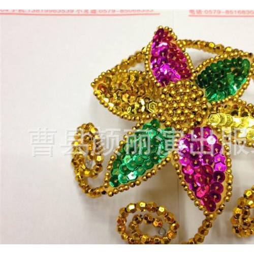 全荷花表演頭飾頭花飾品廣場舞蹈現(xiàn)代舞萬圣節(jié)民族秧歌服裝飾品