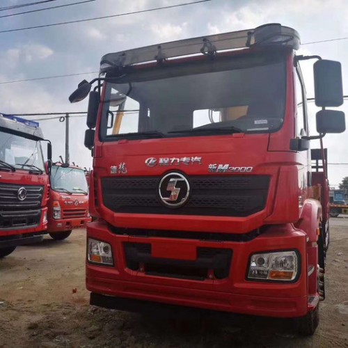 陜汽德龍新M3000前四后八340馬力   陜齒12檔箱   徐工12噸隨車吊帶爬梯  支持分期包上戶