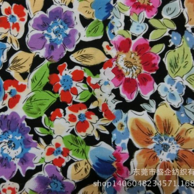 SQ019#  全棉貢緞?dòng)』ú?全棉印花布 全棉活性印花布