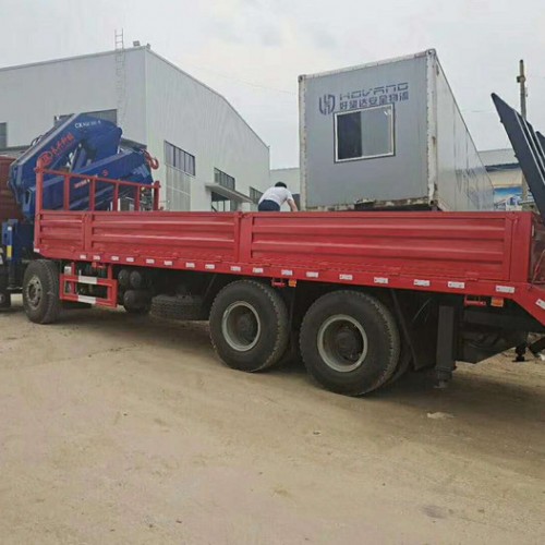隨車吊帶爬梯一車多用， 陜汽德龍隨車吊，16噸折疊臂吊機，16噸折疊臂隨車吊，隨車吊帶爬梯，折疊臂隨車吊，