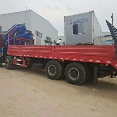 隨車吊帶爬梯一車多用， 陜汽德龍隨車吊，16噸折疊臂吊機，16噸折疊臂隨車吊，隨車吊帶爬梯，折疊臂隨車吊，