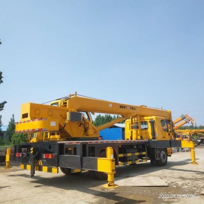 8噸10噸12噸16噸 20噸 25噸汽車吊 工地專用吊車 陜汽16噸汽車吊帶電機