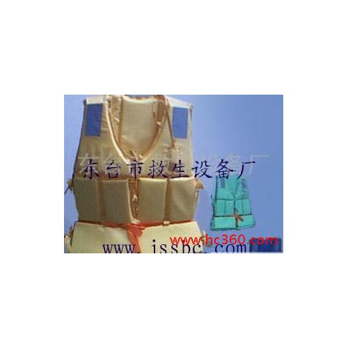 供應船用彩色工作救生衣，橙色救生馬夾，救生背心 船用工作救生衣(綁帶式)