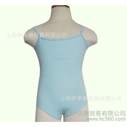 兒童成人舞蹈服吊帶大漏背連體服