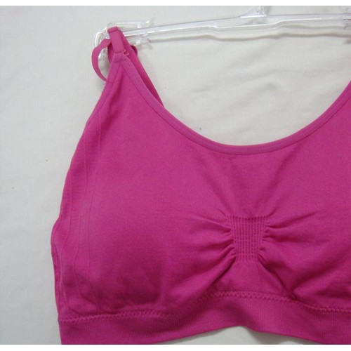 自產自銷無縫吊帶文胸帶海棉碗 Seamless girl's
