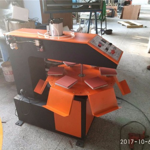 自動六工位燙畫機 無紡布凹凸壓花機,無紡布壓標機,**