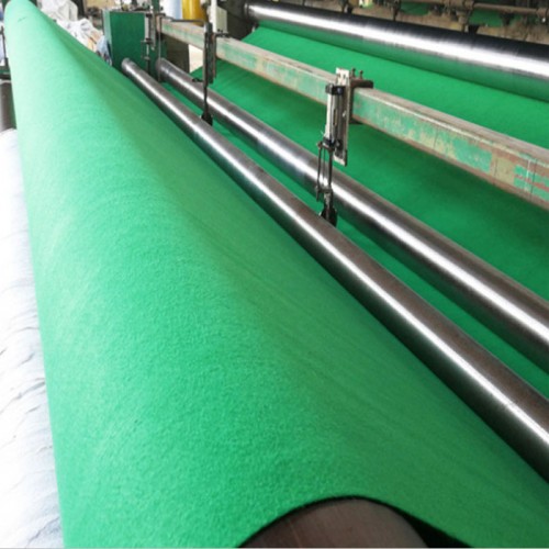 草綠色防塵布 綠色防塵覆蓋土工布 綠色針刺無紡布