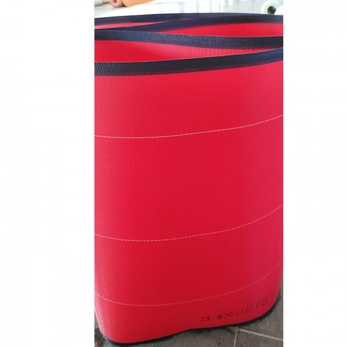 聚酯紅色扁絲干網 紡粘無紡布網簾