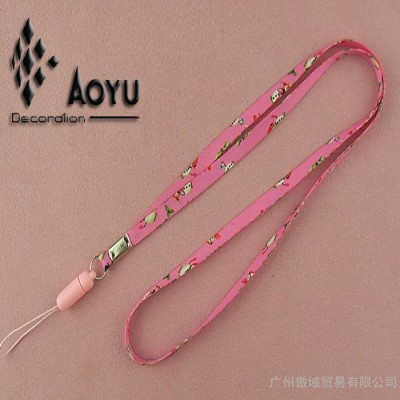 **】PVC吊帶風格 熱轉印材質定制 滌綸款式 手機掛繩定做