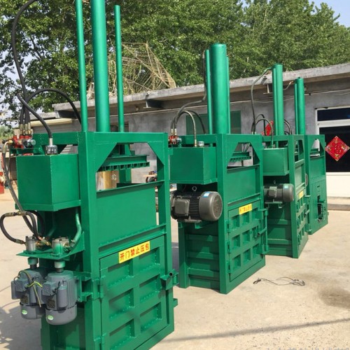 海瀾雙杠立式液壓打包機 稻草秸稈壓縮打捆機 無紡布壓縮壓塊機