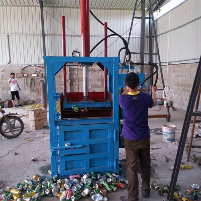 中草藥材打包壓塊機 編織袋無紡布擠塊機