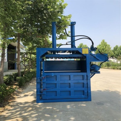 高效率塑料水瓶打包機 立式液壓打包機報價 立式無紡布廢料壓塊機