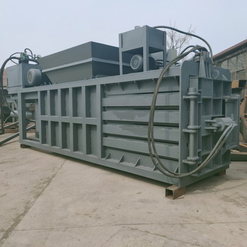 廠家直售小型臥式打包機(jī) 紙皮舊服裝無紡布邊角料打包機(jī) 無憂售后