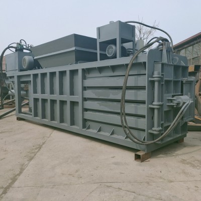 廠家直售小型臥式打包機 紙皮舊服裝無紡布邊角料打包機 無憂售后