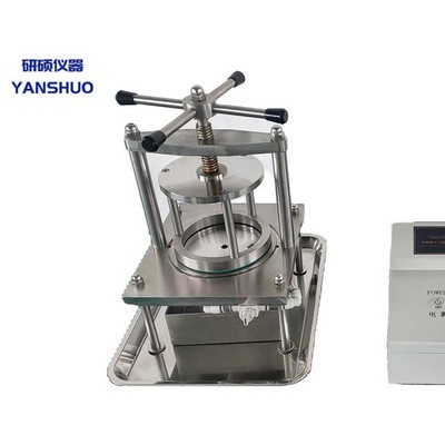 【研碩儀器】YG825耐靜水壓儀  非織造布滲水性測試儀篷布滲水性測試機 織物靜水壓測試儀 防護服靜水壓測試儀
