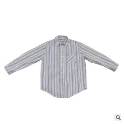 2020秋冬新款條紋長袖襯衫女韓版疊穿襯衣寬松ins設計感小眾上衣