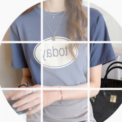 【一件代發(fā)】百搭新款短袖印花T恤