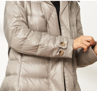 2020羽絨服新冬翻領通勤風OL女士精品羽絨服淑女白領白鵝絨