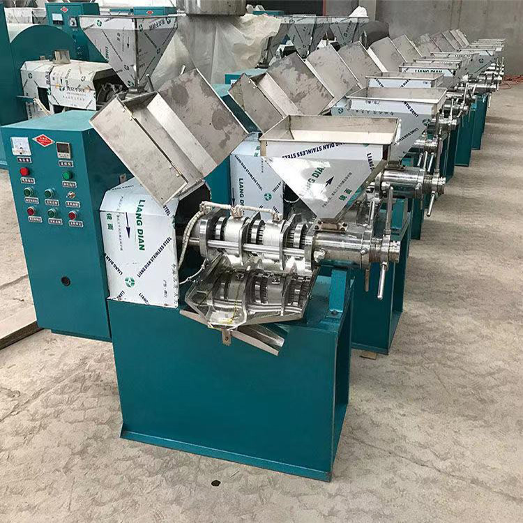 全自動螺旋擠壓榨油機 家用小型擠壓榨油機棉麻籽榨油機