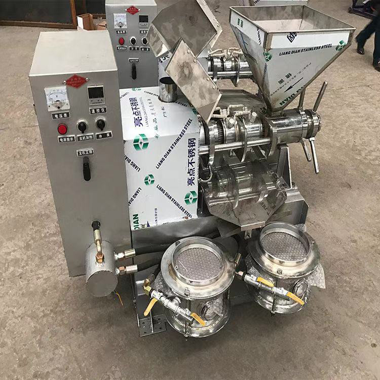 全自動螺旋擠壓榨油機 家用小型擠壓榨油機棉麻籽榨油機