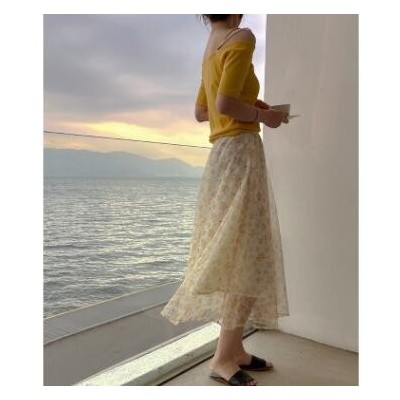 SZE STU碎花半身裙女裝夏季2021長裙高腰顯瘦傘裙a字裙大擺網紗裙