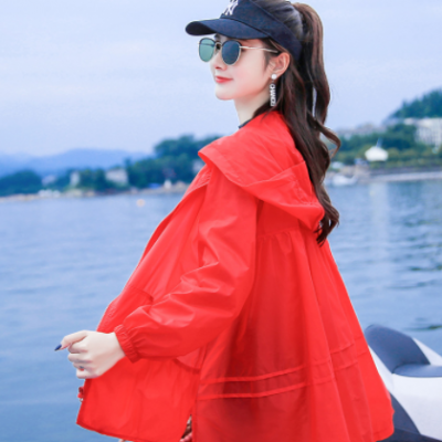 防曬衣女長袖夏2021新款韓版洋氣ins潮薄款小個子短外套防曬服衫