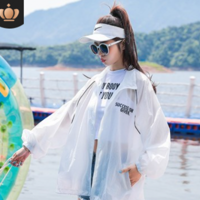 防曬衣女長袖2021夏新款韓版寬松中長款防曬衫外套ins潮百搭薄款