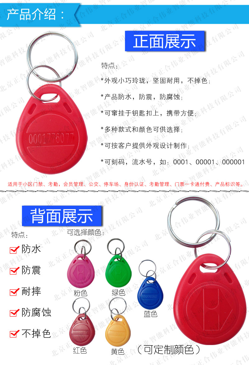 2號ID鑰匙扣產品介紹