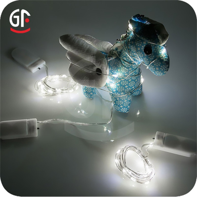 CR2032電池盒銅線燈