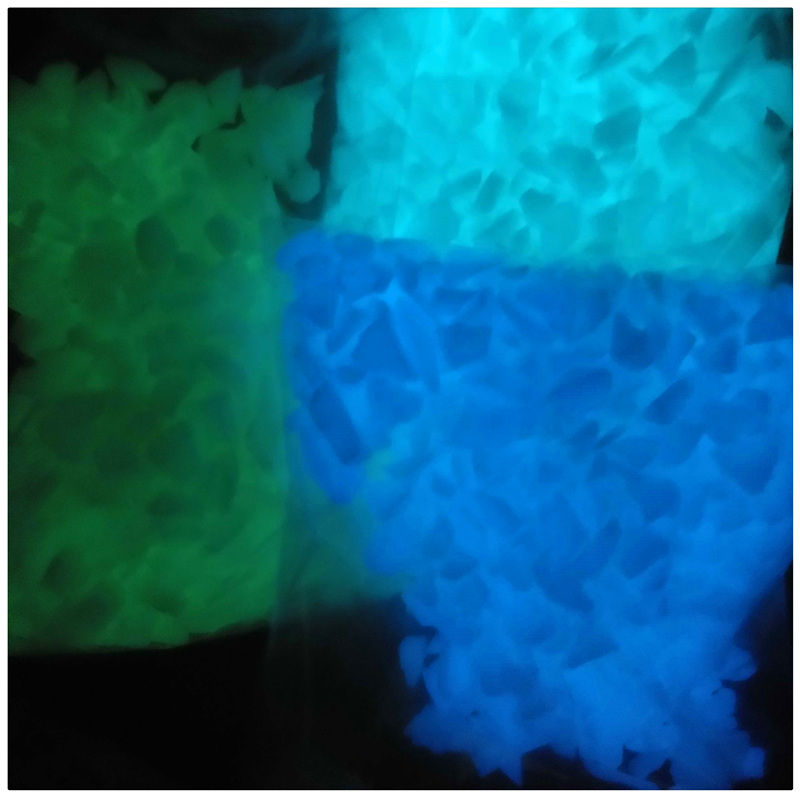 批發8-12mm夜光石 江西裝飾用夜光石 熒光石皮膚