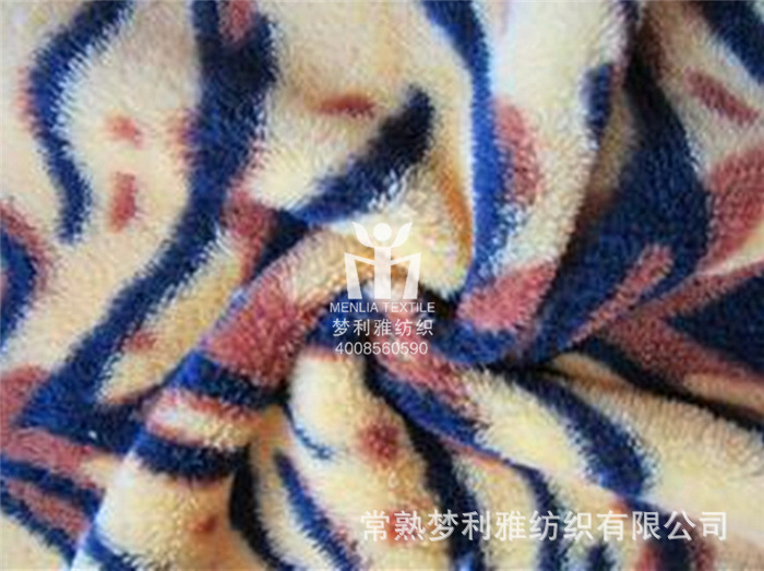常熟夢利雅紡織 舒棉絨印花2