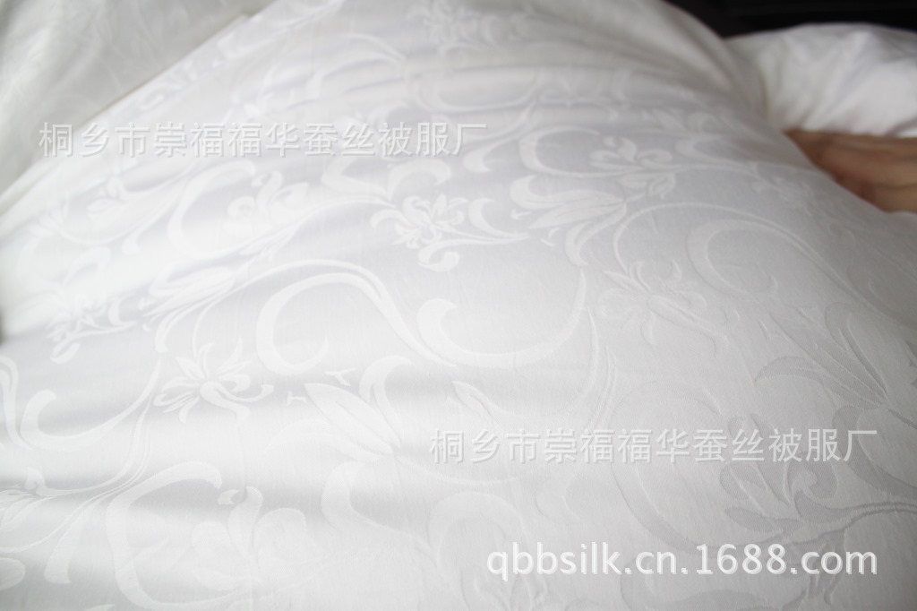 qbb桑蠶絲夏涼被空調被全棉大提花被套