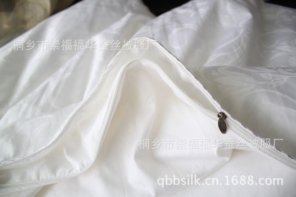 qbb桑蠶絲夏涼被空調被全棉大提花被套